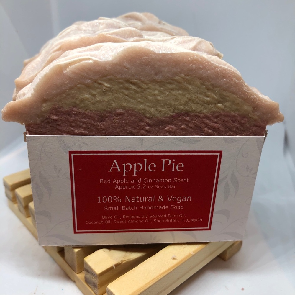 🧼Apple Pie Artisan Natural Soap 5.0 Oz red apple - Picture 8 of 14